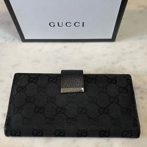 Gucci Continental Canvas Wallet